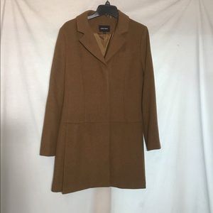 Nine West coat, size 12, Chestnut color, car coat length.